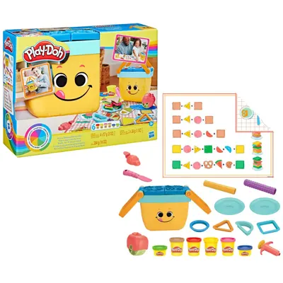 Set plastilina picnic cu cosulet si forme Hasbro Play Doh