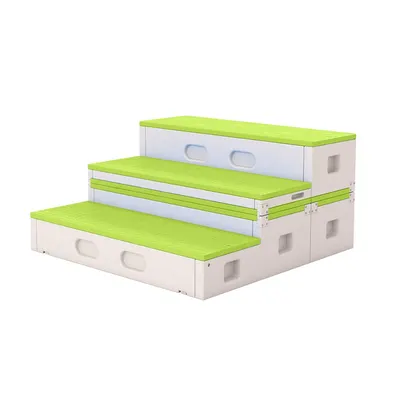 Bancuta modulara multifunctionala Nichiduta Garden Step Stool Green 123 x 122 x 62 cm