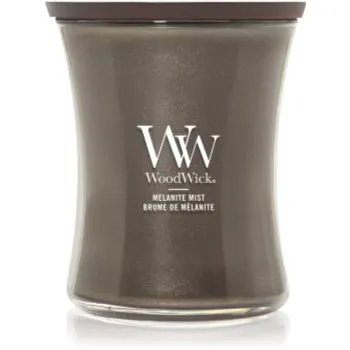 Woodwick Precious Metals Melanite Mist lumânare parfumată