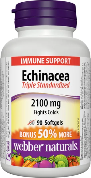 Echinacea, 90 capsule, Webber Naturals