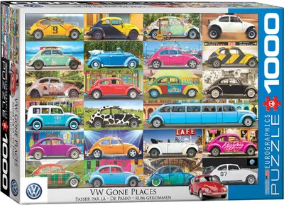 Puzzle Eurographics din 1000 de piese - VW Beetle