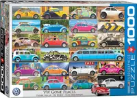 Puzzle Eurographics din 1000 de piese - VW Beetle