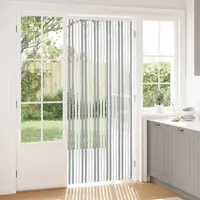 vidaXL Perdea pentru insecte din chenille Gri și alb 90 x 220 cm