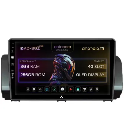 Navigatie Dacia Sandero Logan (2021-Prezent), Android, Z-Octacore 8GB RAM + 256GB ROM, 10.1 Inch - AD-BGZ10008+AD-BGRKIT366V3