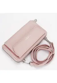 Portofel si port telefon roz H6017 07 18690 - Roz