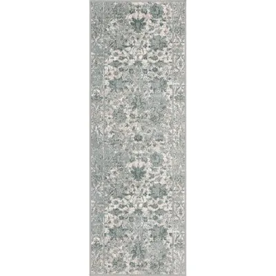 Covor tip traversă albastru prăfuit 70x200 cm Sensi Tris – FD