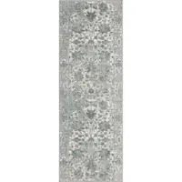 Covor tip traversă albastru prăfuit 70x200 cm Sensi Tris – FD