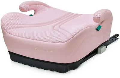 Scaun auto booster KinderKraft - I-Boost 2 Pro, IsoFix, i-Size, 125-150 cm, Pink