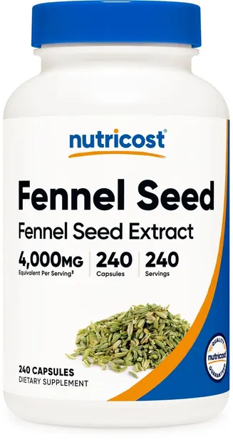 Fennel Seed, 240 capsule , Nutricost