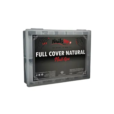 Tipsuri Reutilizabile NAILSUP Full Cover Naturale, 120 buc