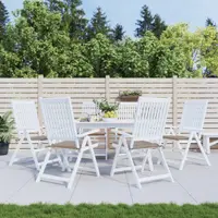 Gossi perne scaune gradina 6 buc. gri taupe 50x50x3cm tesatura oxford