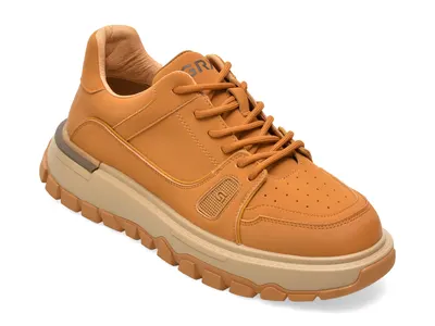 Pantofi sport GRYXX maro, 9971, din piele naturala