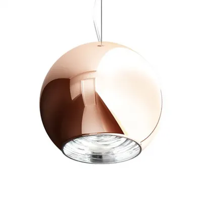 BEAU MONDE 25 Corp de iluminat suspendat cupru sticla 230V E27 25W