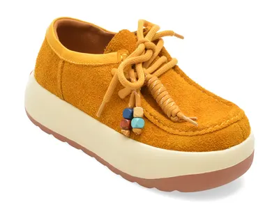 Mocasini GRYXX galbeni, 2527, din piele intoarsa