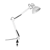 Veioză albă cu structură flexibilă/cu clemă (înălțime 73,5 cm) Tajo – Trio