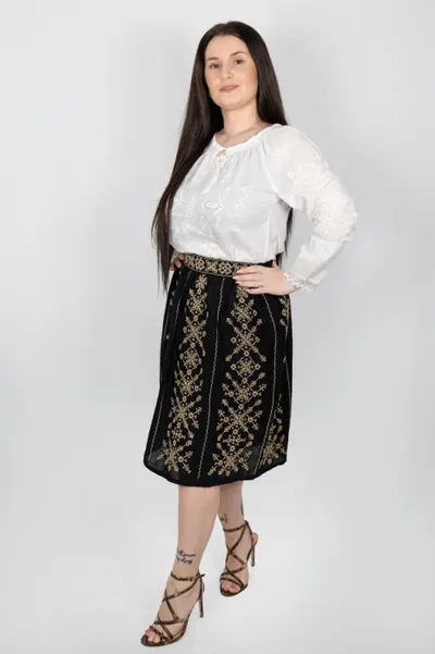 Fusta stilizata cu motive traditionale Tatiana