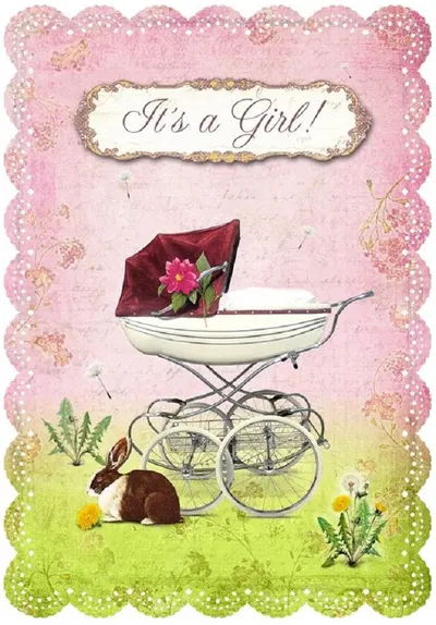 Felicitare Gespaensterwald Romantique - It's a girl