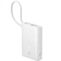 Baterie Externa Baseus PicoGo, 10000mAh, 45W, QC + PD, 1 x USB-A - 2 x USB-C, Alba P10076803213-00
