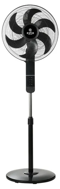 Ventilator Estia - Bow, 3 viteze, 40 cm, negru