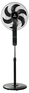 Ventilator Estia - Bow, 3 viteze, 40 cm, negru