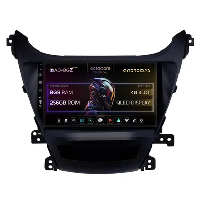 Navigatie Hyundai Elantra (2012-2014), Android, Z-Octacore 8GB RAM + 256GB ROM, 9Inch - AD-BGZ9008+AD-BGRKIT177