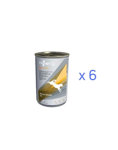TROVET Urinary Struvite ASD hrana caini cu pietre la rinichi 6x400 g