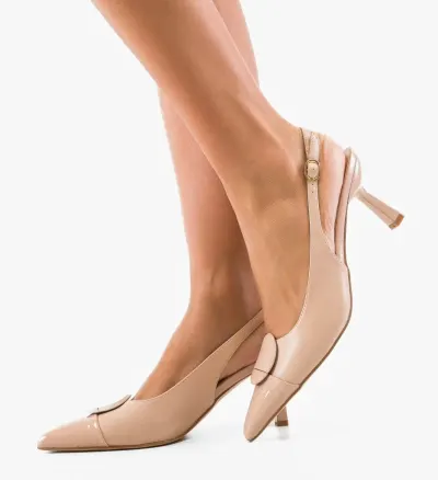Pantofi dama Vlahya Nude