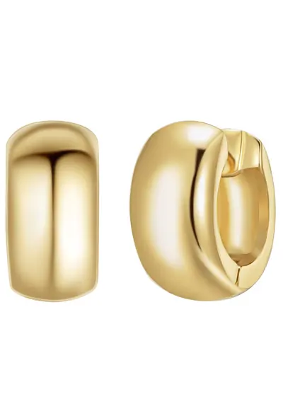 Cercei placati cu aur de 14K - Auriu