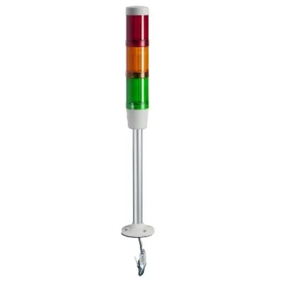 Indicator baterie fara buzer + 3 unitati iluminate, Ø 45mm, 24 V AC/DC