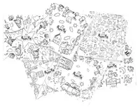 Set foi de colorat Smoby - Peppa Pig, 10 buc