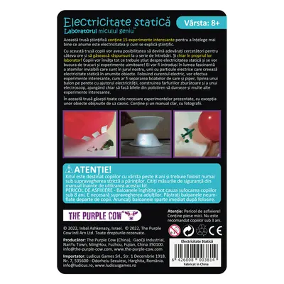 Laboratorul micului geniu - Electricitate statica