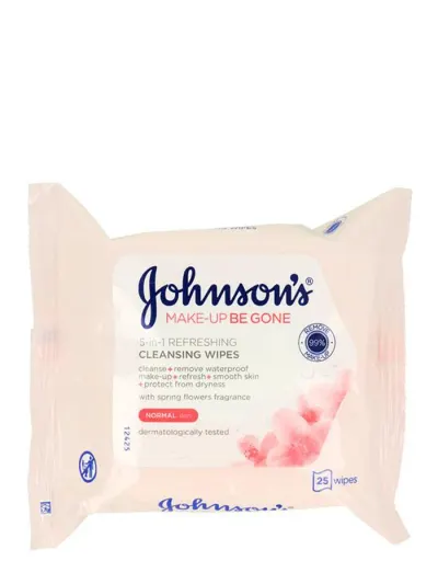 Johnson's Servetele demachiante 25 buc Refreshing