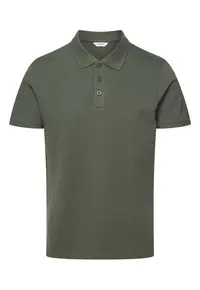 Tricou polo Mile Khaki - Verde