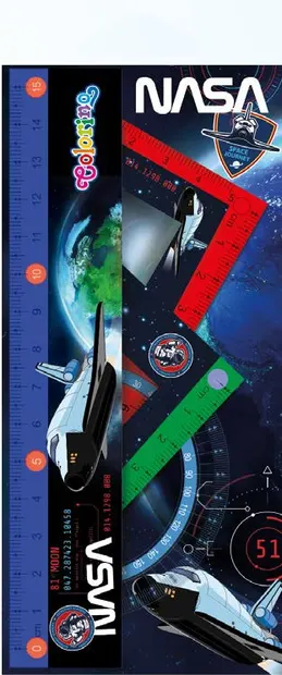 Set geometric Colorino - Nasa, 4 piese