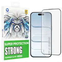 Folie de protectie Ecran Lito D+ Max Strong pentru Apple iPhone 17 Air, Sticla Securizata, Full Glue, Neagra