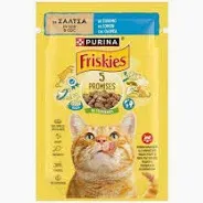 Hrana umeda pentru pisici Friskies Adult cu somon in sos 85 gr