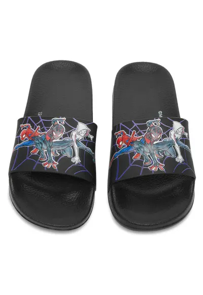 Papuci negru - sintetic - Negru