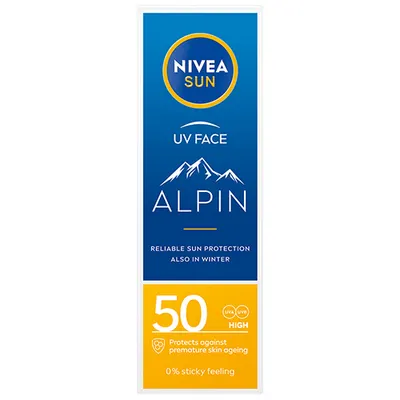 Crema de fata cu protectie solara Alpin SPF50, 50ml, Nivea