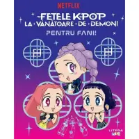 Carte cu activitati, Litera, Fetele K-Pop la vanatoare de demoni, Pentru fani!