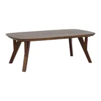 Măsuță de cafea în culoare naturală închisă din lemn de acacia 65x120 cm Quenza – Light & Living
