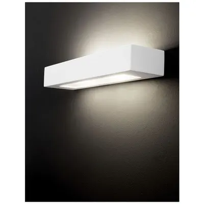Plafoniera OTELLO Alb Gypsum & Sticla E14 2x40W IP20 Fara bec