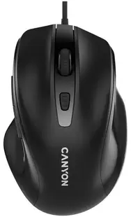 Mouse Canyon – M-6, optic, negru