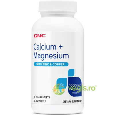 Formula Premium de Calciu, Magneziu, Zinc si Cupru 90cps