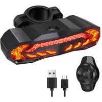 Stop bicicleta spate, alarma antifurt, telecomanda wireless, senzor frana