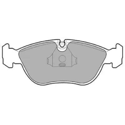 Set placute frana, frana disc DELPHI LP839