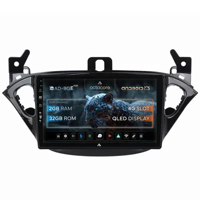 Navigatie Opel Corsa E Adam (2013-2019), Android, E-Octacore 2GB RAM + 32GB ROM, 9 Inch - AD-BGE9002+AD-BGRKIT387