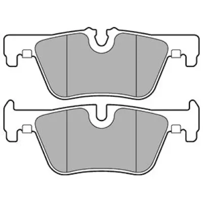 Set placute frana, frana disc DELPHI LP2286