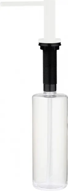 Dozator pentru detergent de vase, 500 ml, alb, Deante Aster
