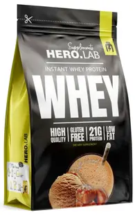 Instant Whey Protein, caramel sarat, 750 g, Hero.Lab