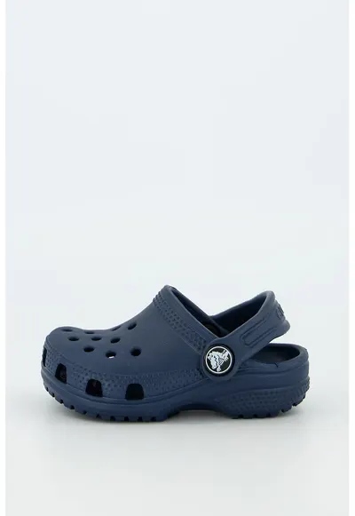 Saboti slingback cu detalii perforate - Bleumarin